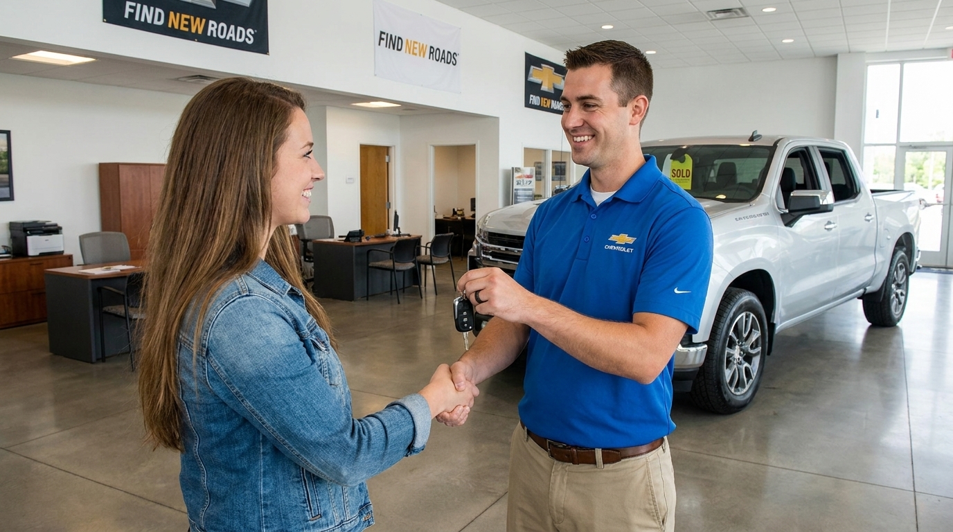 Keys handed to a happy customer