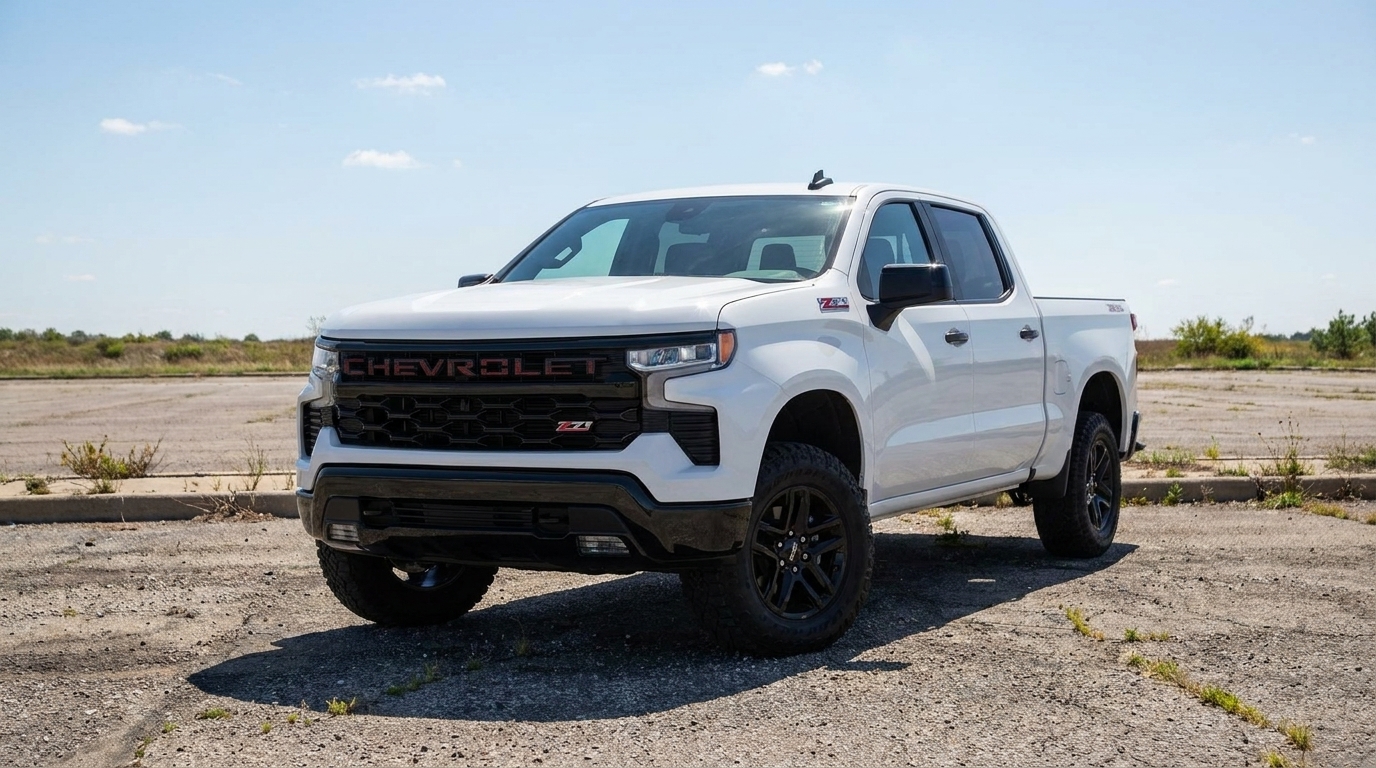 Chevy Silverado on the lot