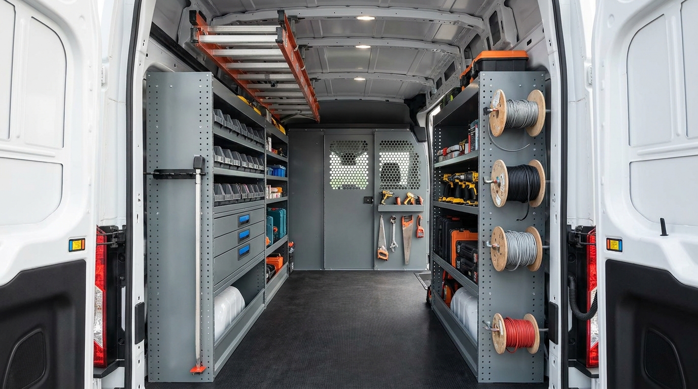 Ford Transit upfit interior